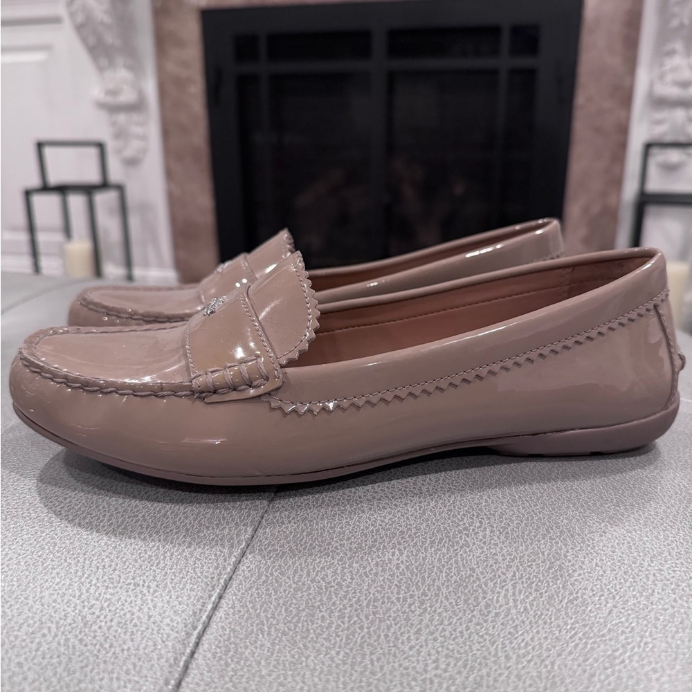 COACH Patent Leather Loafers SIZE 10-EXCELLENT CONDITION